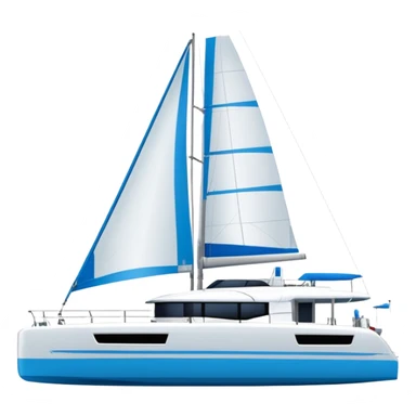 lagoon 43 catamaran facing to the right sticker