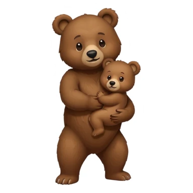 Mama bear papa bear baby bear sticker