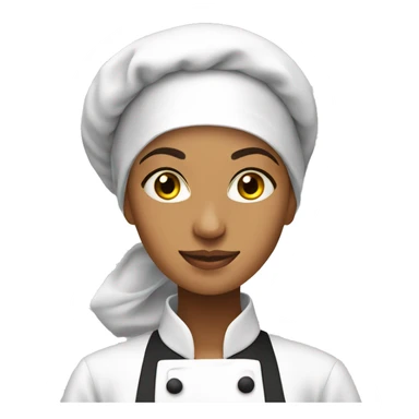 hijabi chef sticker