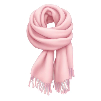light pink scarf sticker