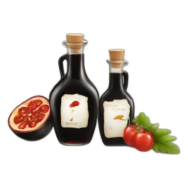 Balsamic vinegar sticker