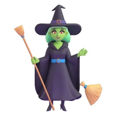 wicked witch sticker