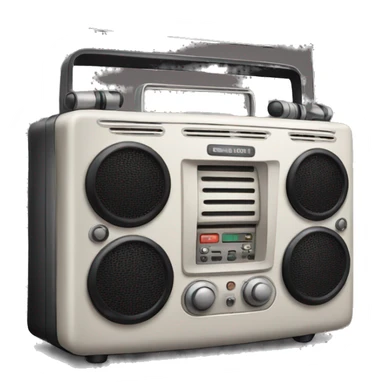 Radio music sticker