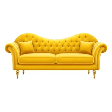yellow sofa
 sticker