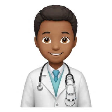 black child doctor sticker
