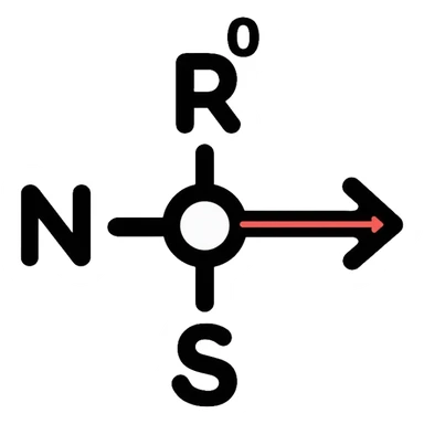 Chemical redox reaction with electron transfer between two atoms sticker