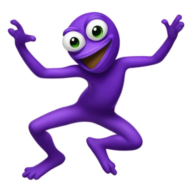 purple pepe dancing sticker