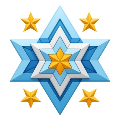 Druze star sticker