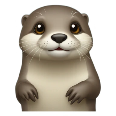 loutre sur une fourmi sticker