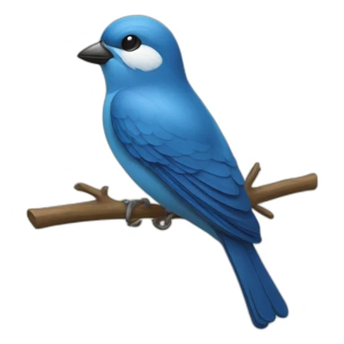 Une perruche a collier bleu sticker