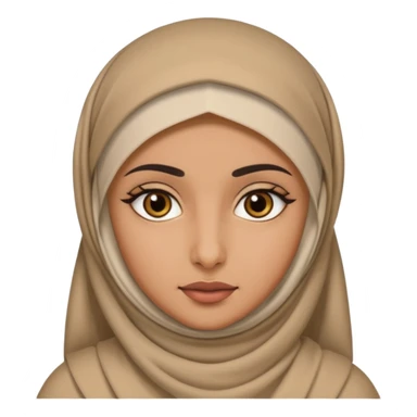 arab GIRL with niquab sticker