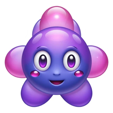 Pokemon legendary purple and pink cosmog sticker