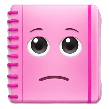 Pink diary sticker