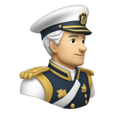 Shoulder straps of second officer of merchant fleet sticker