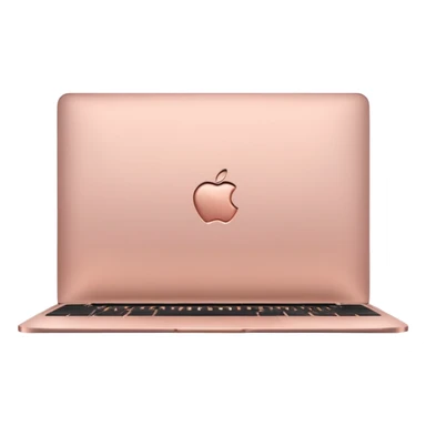 MacBook couleur or rose sticker