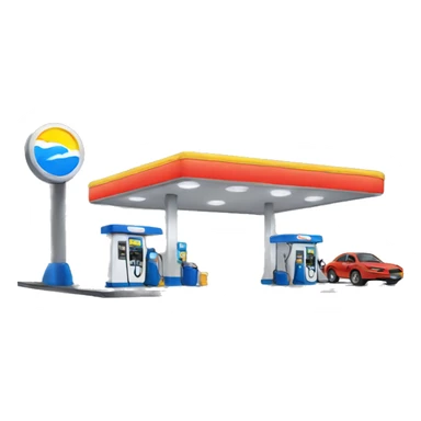 gas station sticker