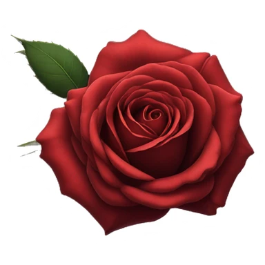 Red rose on black piano sticker