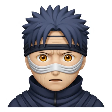 Anime emoji of Obito sticker