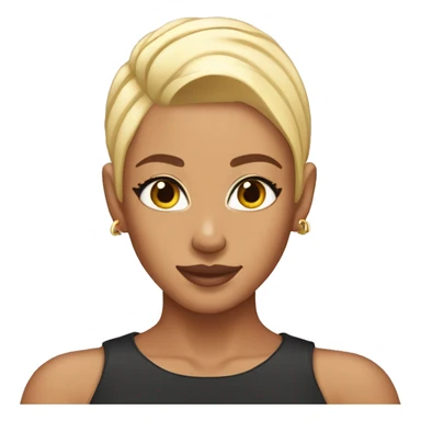 doja cat buzzcut hair sticker