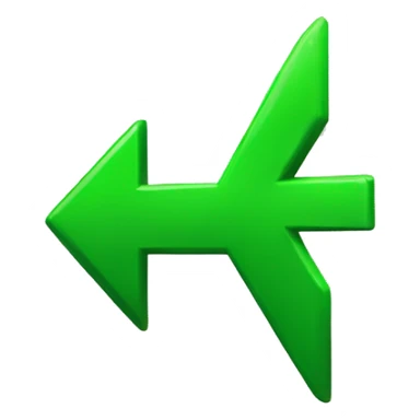 Green arrow pointing up sticker