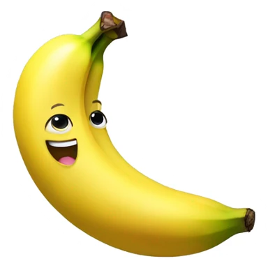happy banana sticker