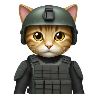 Cat-swat sticker