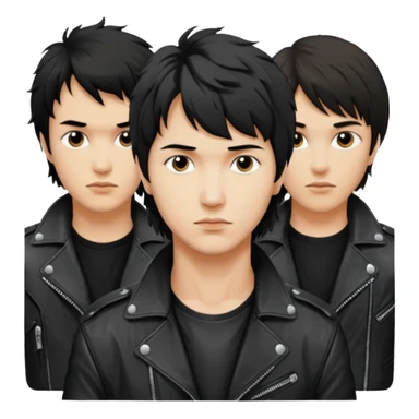 Viktor Tsoi and the group Neverlove sticker