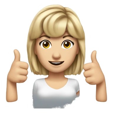 Taylor Swift thumbs up sticker