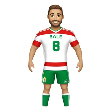 Gareth Bâle avec le maillot de l’Algérie  sticker