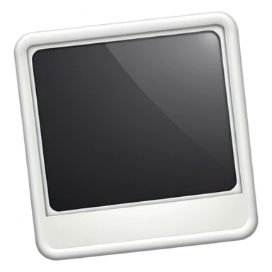 polaroid frame sans visage sticker