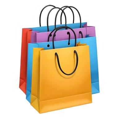 shopping bags sticker