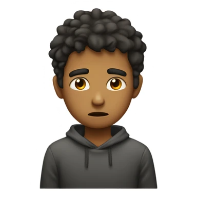 Sad boy when he is wrong  sticker