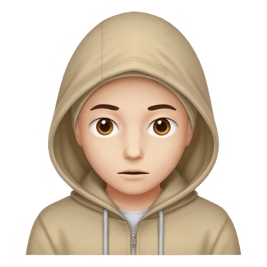 Une personne mystérieuse sous capuche sticker