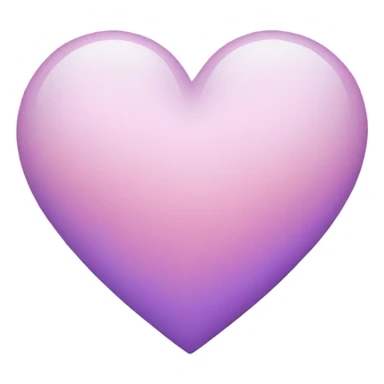 Pastel purple pink heart  sticker