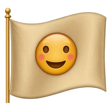 Beige flag like 🚩 but vaige color sticker