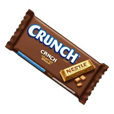 Nestle crunch bar bitten sticker