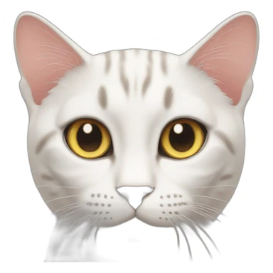 a twin heads cat sticker