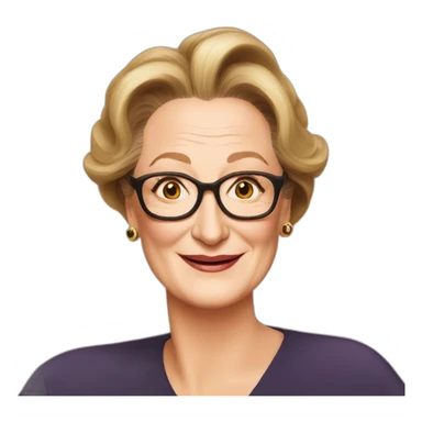 Meryl Streep sticker