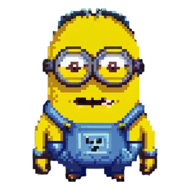 ugly-looking minion sticker