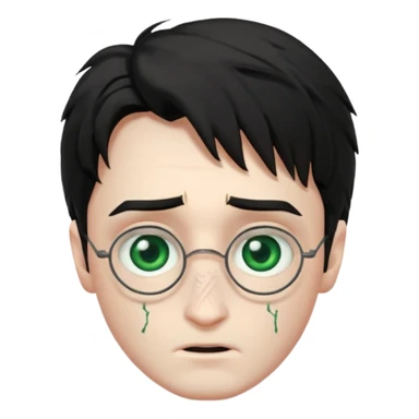 Harry Potter face sticker
