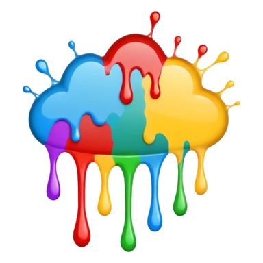 paint splat sticker