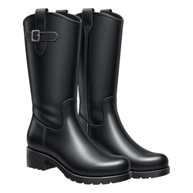 Black boots sticker