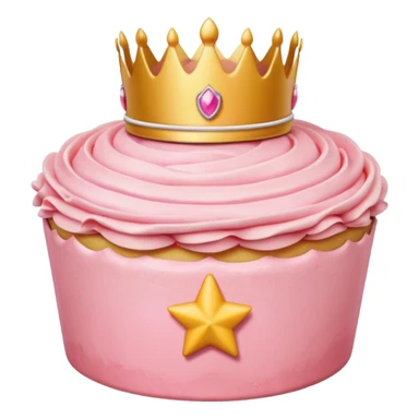 Princess peach cake sticker