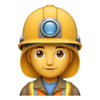 emoji de un persona con gorro de hacer mechas sticker