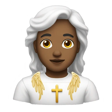 less religious angel sticker