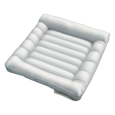 floating mattress on pool sticker