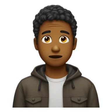 Boy in dépression  sticker