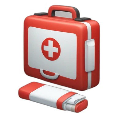 red FirstAid Kit sticker