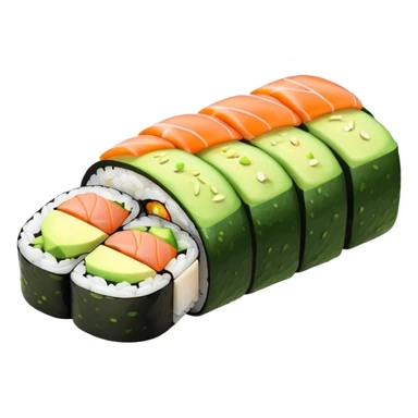 Caterpillar Roll Sushi sticker