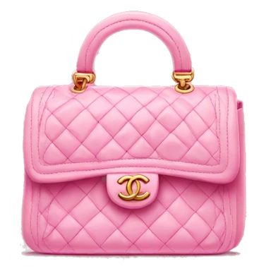 Cute pink Chanel bag  sticker